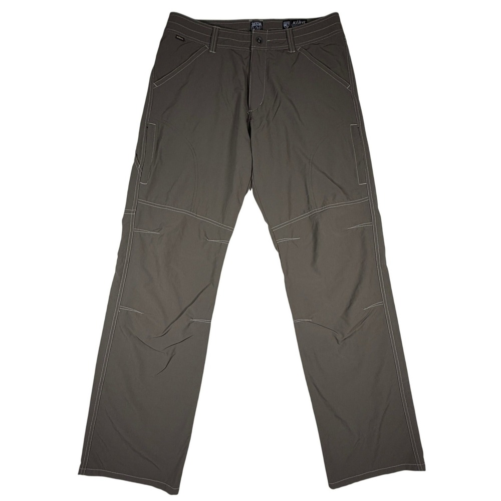 Kuhl Renegade Mens 36x34 Carbon Gray Technical Hiking Pants Articulated Knee